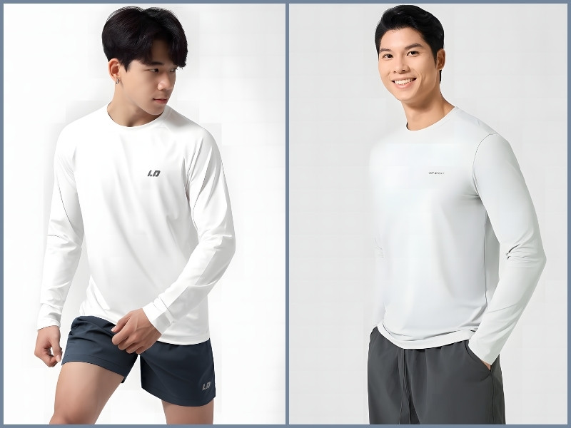 phối đồ áo thun tay dài nam áo thun tay dài nam phối với quần gì