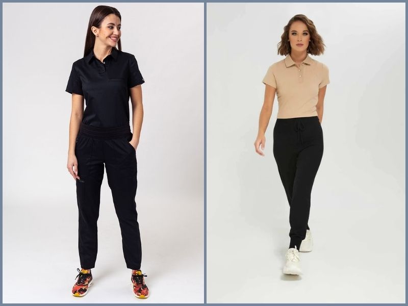 áo polo mặc với quần gì nữ quần phối với áo polo nữ