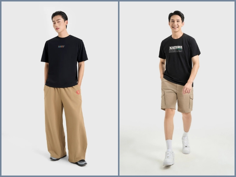bảng phối màu quần áo cho nam phối màu quần áo nam