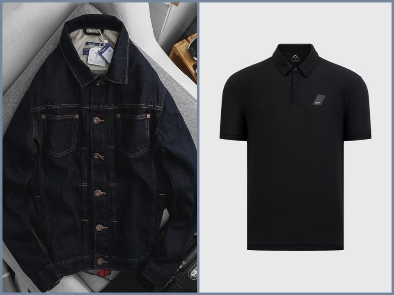 phối đồ với áo polo đen nam phối polo đen nam