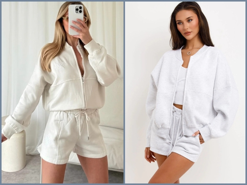 quần short trắng nữ mặc với áo gì quần short trắng nữ mặc với áo gì