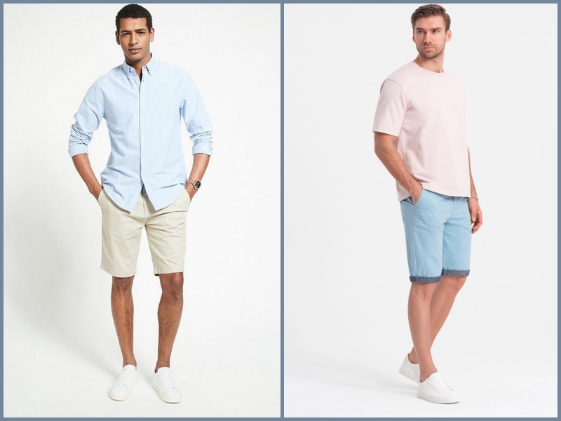 quần short nam phong cách hàn quốc Quần short nam Chinos