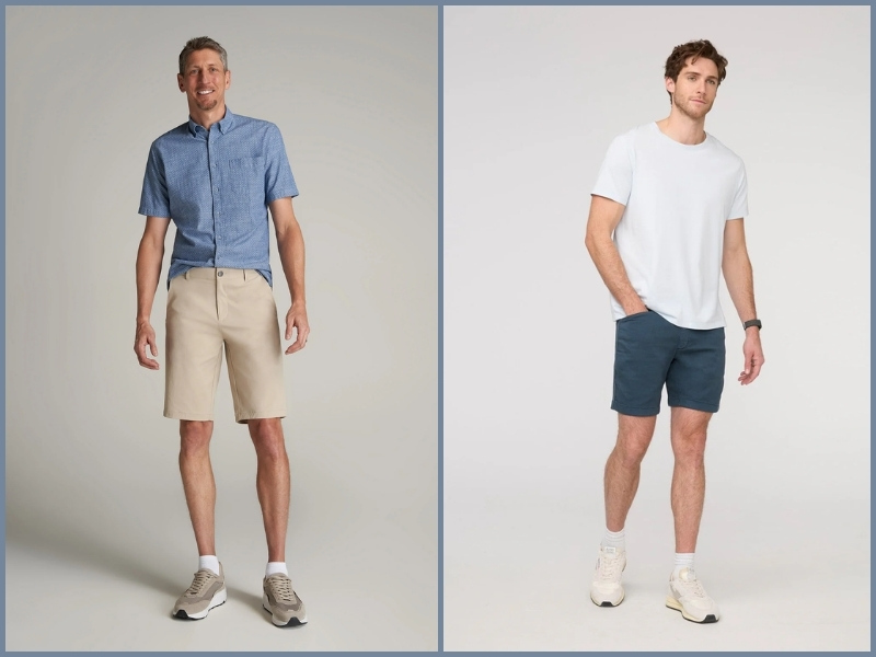 style quần short nam hàn quốc Chọn quần short theo vóc dáng