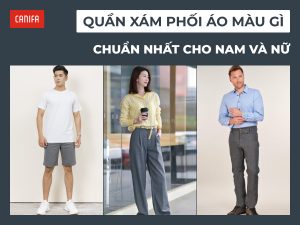 Quần xám phối áo màu gì