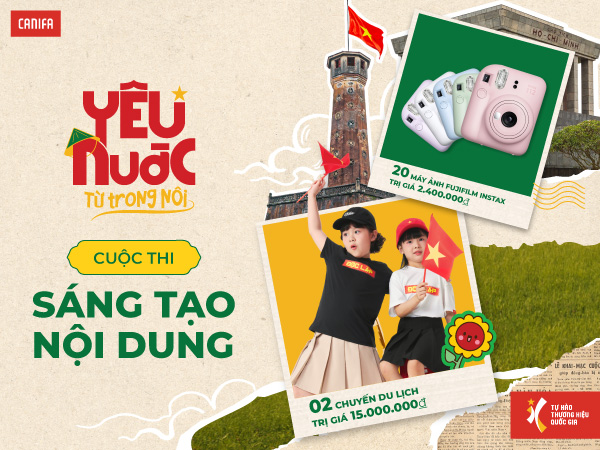 sáng tạo nội dung yêu nước từ trong nôi