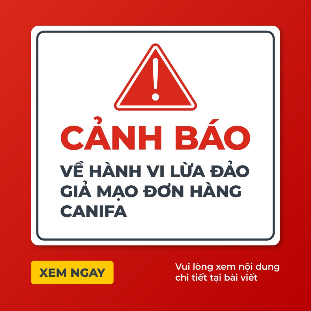 cảnh báo giả mạo canifa