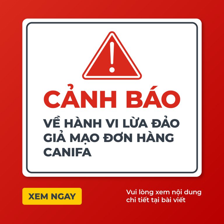 cảnh báo giả mạo canifa