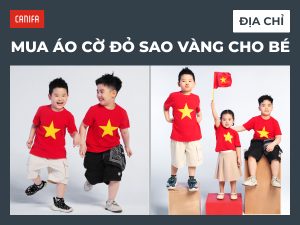 áo cờ đỏ sao vàng cho bé