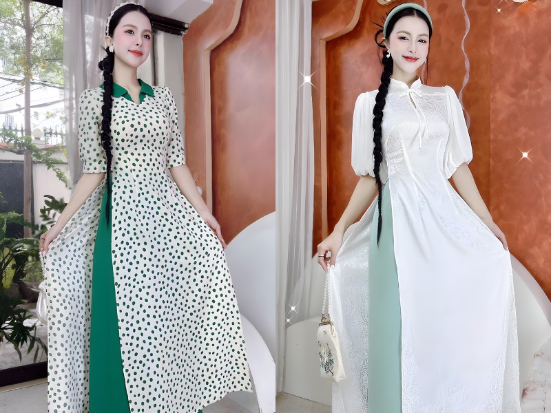 áo dài trắng kết hợp với quần màu gì