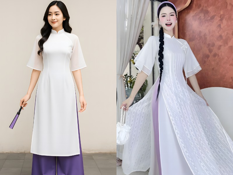 áo dài trắng mặc quần gì