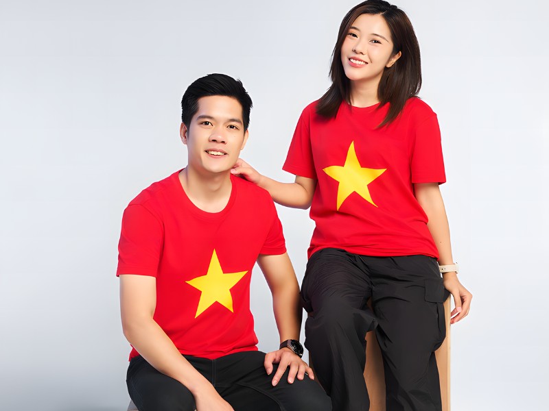 áo cờ đỏ sao vàng hải phòng