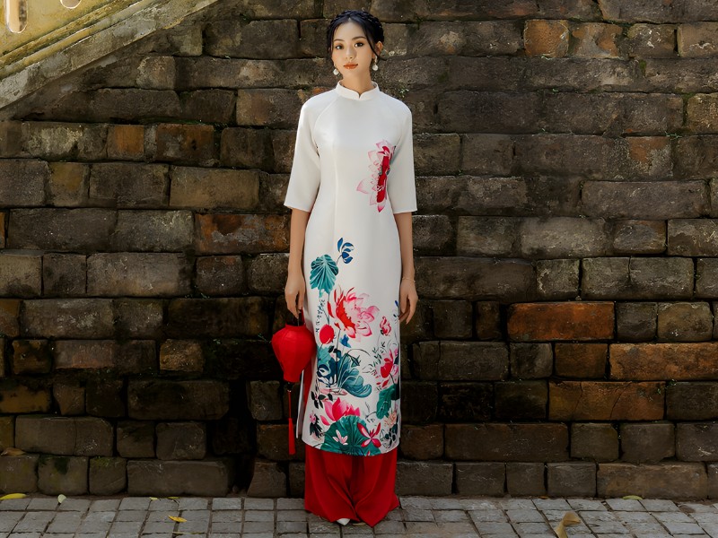 áo dài trắng quần trắng