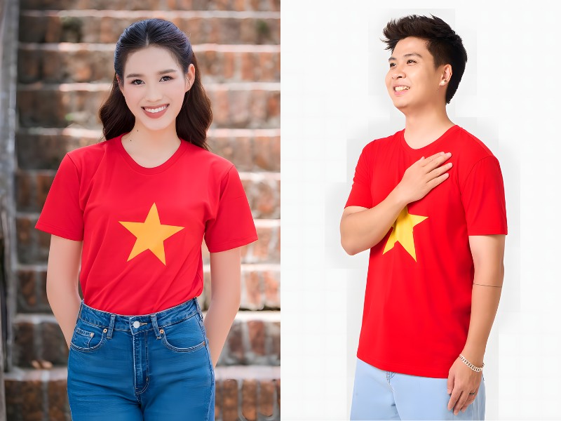 áo cờ đỏ sao vàng hà nội