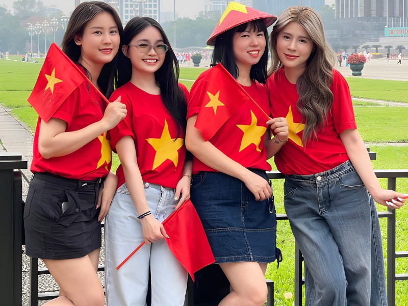 mua áo cờ đỏ sao vàng ở hải phòng