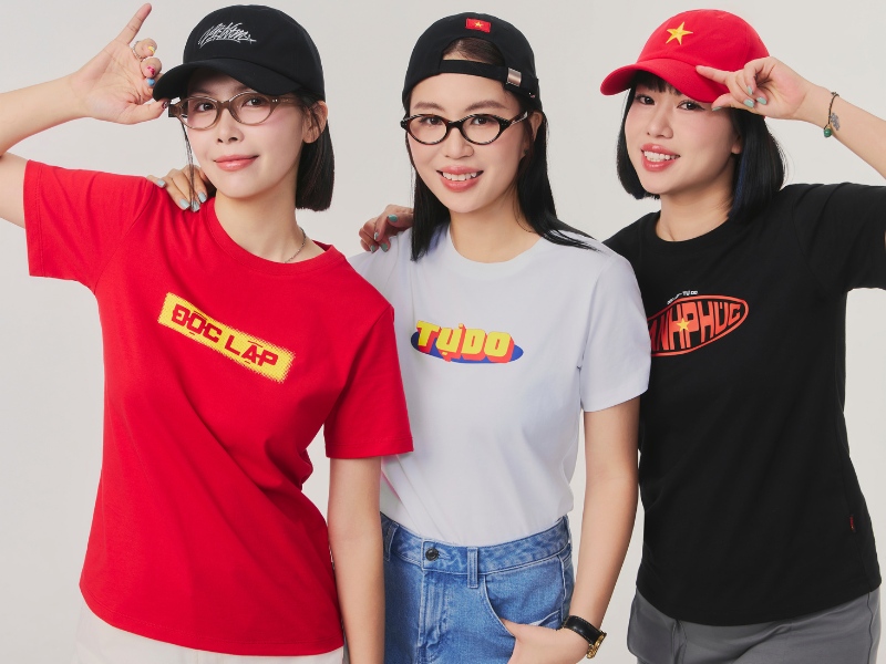 Áo in độc lập tự do hạnh phúc