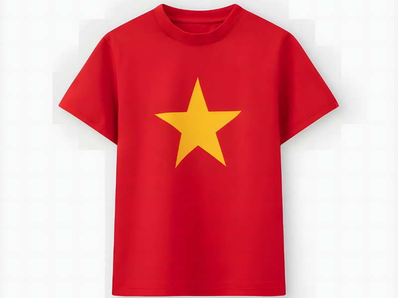 áo cờ đỏ sao vàng cho em bé
