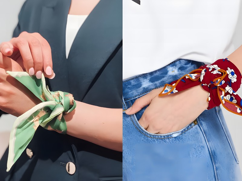 cách buộc khăn bandana
