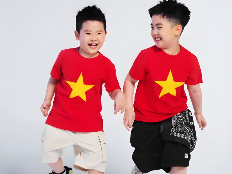 mua áo cờ đỏ sao vàng ở hải phòng