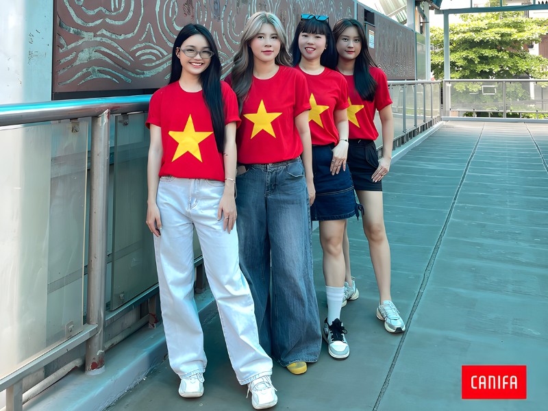 mua áo cờ đỏ sao vàng ở hải phòng