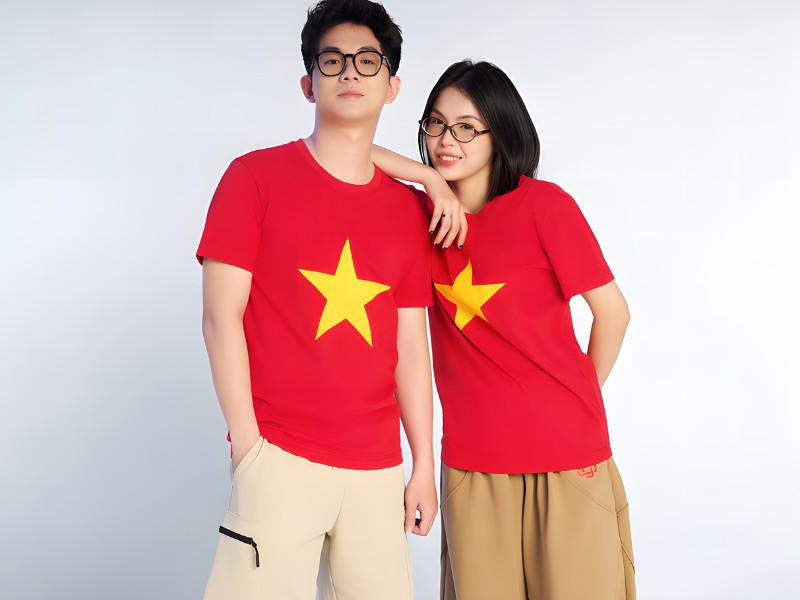 áo cờ đỏ sao vàng hải phòng