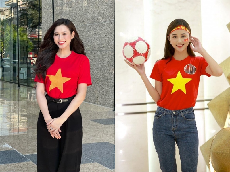 chụp ảnh áo cờ đỏ sao vàng Phối áo cờ đỏ sao vàng