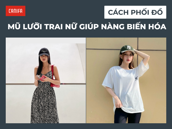 cách đội mũ lưỡi trai đẹp cho nữ tóc dài
