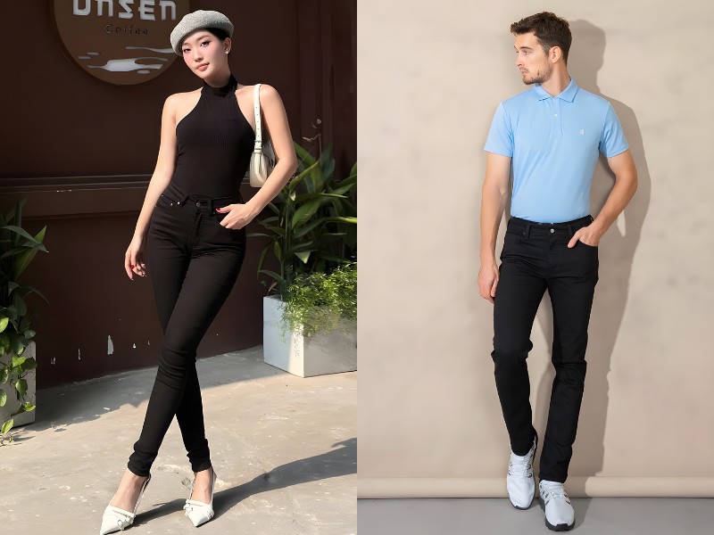 các form quần jean