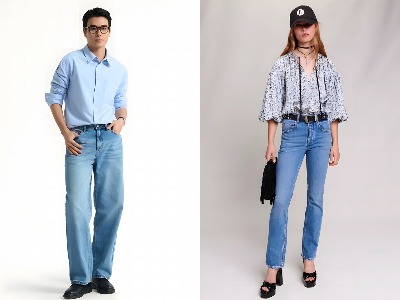 các kiểu quần bò