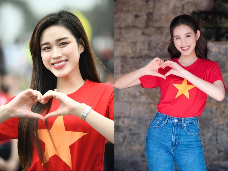chụp ảnh áo cờ đỏ sao vàng Tạo dáng một trái tim