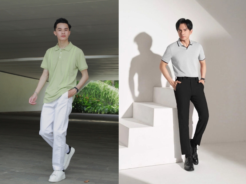 áo polo oversize nam