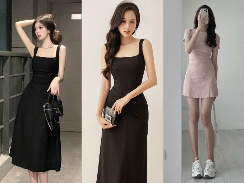cách che bụng mỡ khi mặc váy body