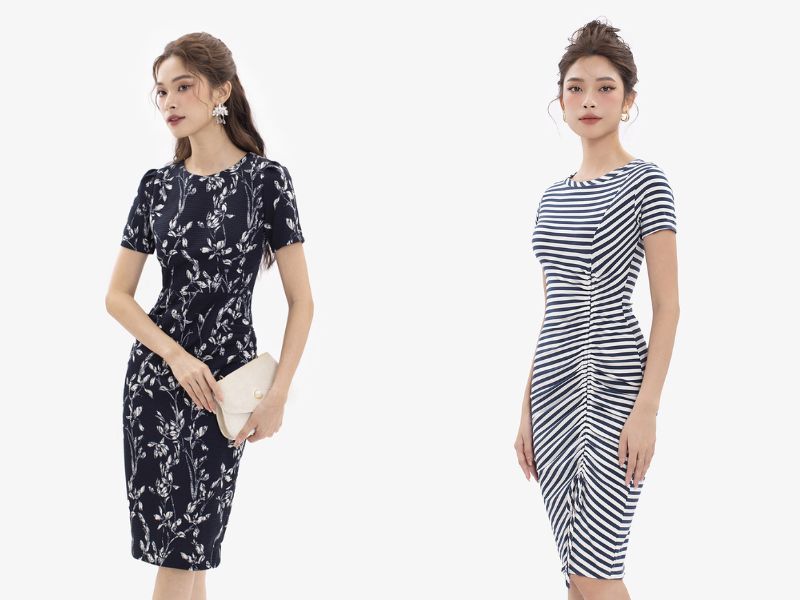 cách che bụng mỡ khi mặc váy body