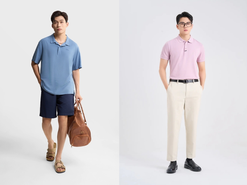 áo polo oversize nam