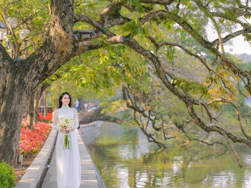 chụp ảnh mùa thu hà nội ở đâu