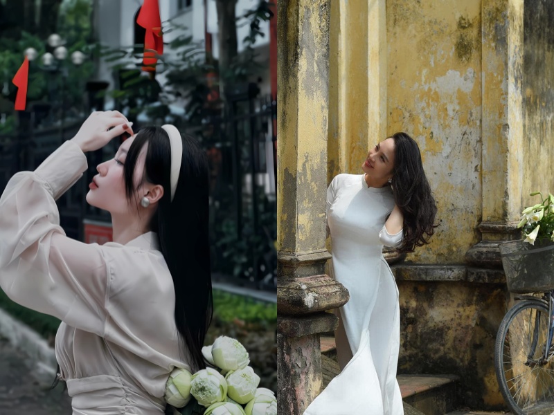 tạo dáng chụp ảnh mùa thu
