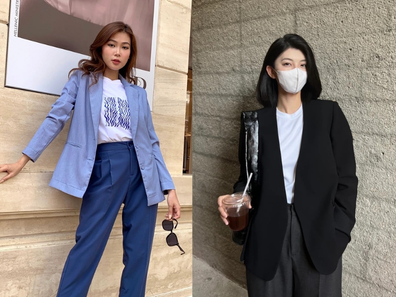 mẫu áo mặc trong áo vest đẹp