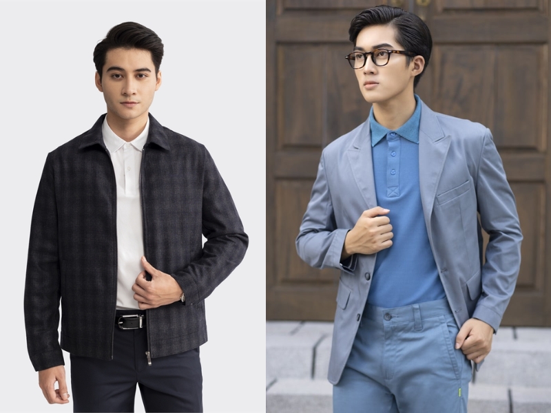 phối đồ với áo polo nam form rộng