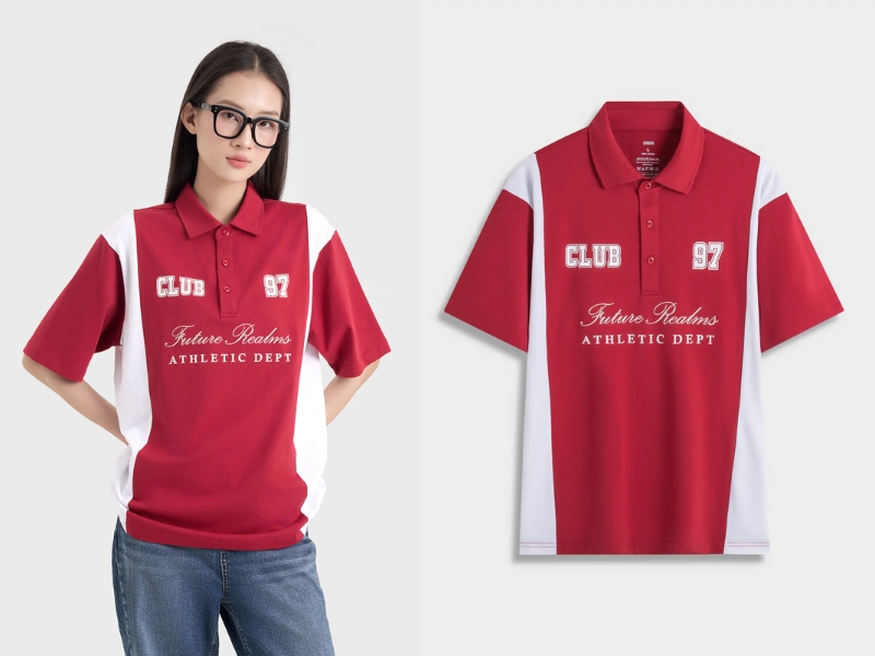 phối đồ với áo polo nữ form rộng phối đồ với áo polo nữ form rộng