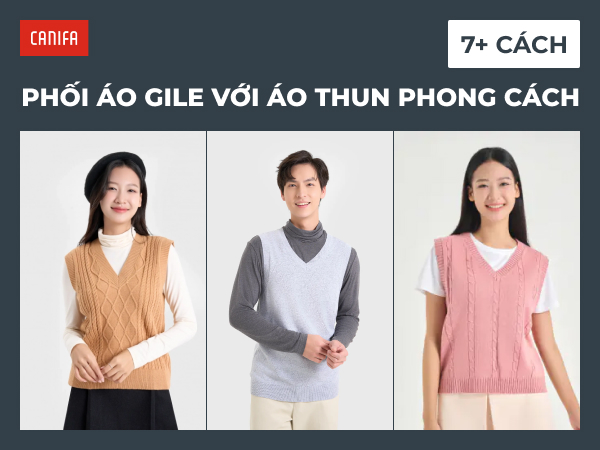 Phối Gile với áo thun