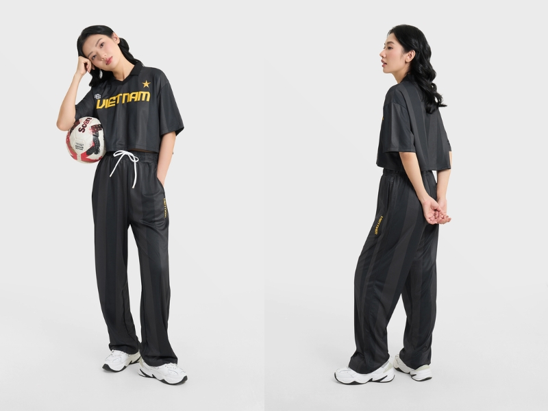 phối đồ với áo polo nữ form rộng phối đồ với áo polo nữ form rộng