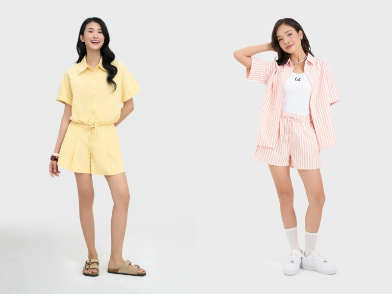 áo sơ mi nữ đi biển