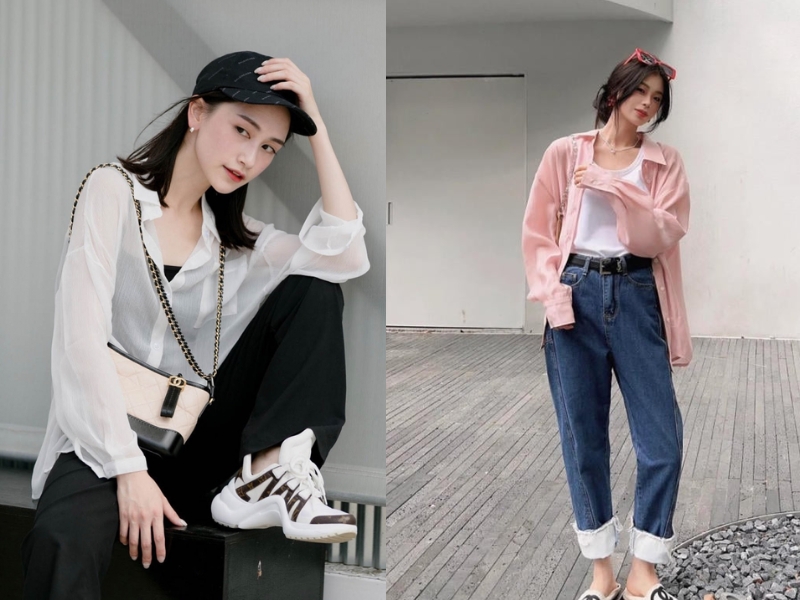 phối áo 2 dây với áo sơ mi phối áo 2 dây với áo sơ mi