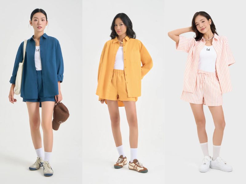 những kiểu áo sơ mi nữ đẹp nhất hiện nay