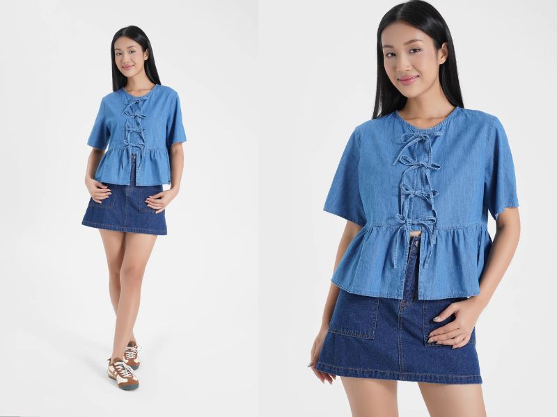 mặc áo babydoll với gì mặc áo babydoll với gì