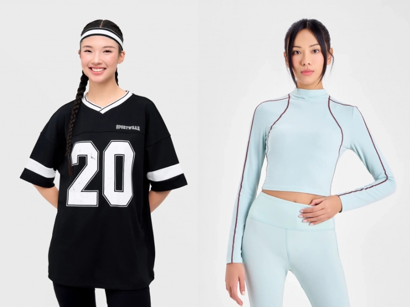 bảng size quần áo thể thao nữ