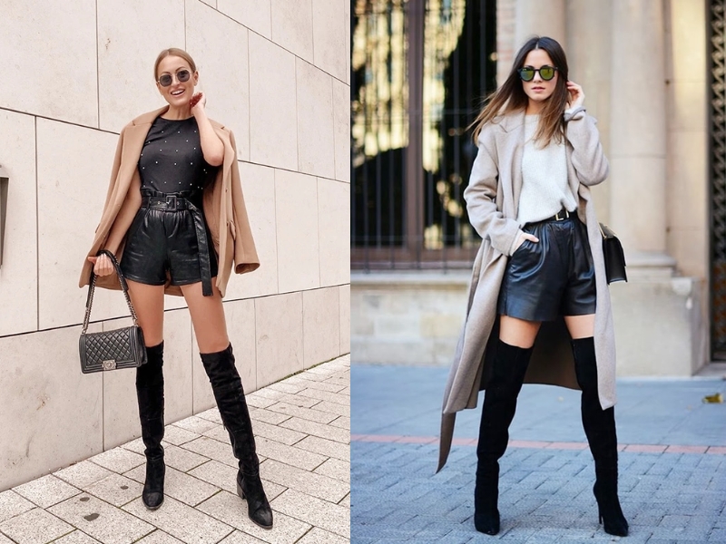 cách phối đồ với quần short nữ mùa đông cách phối đồ với quần short nữ mùa đông