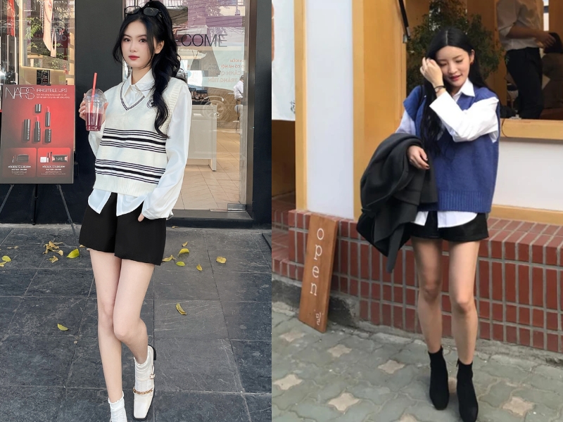 cách phối đồ với quần short nữ mùa đông cách phối đồ với quần short nữ mùa đông