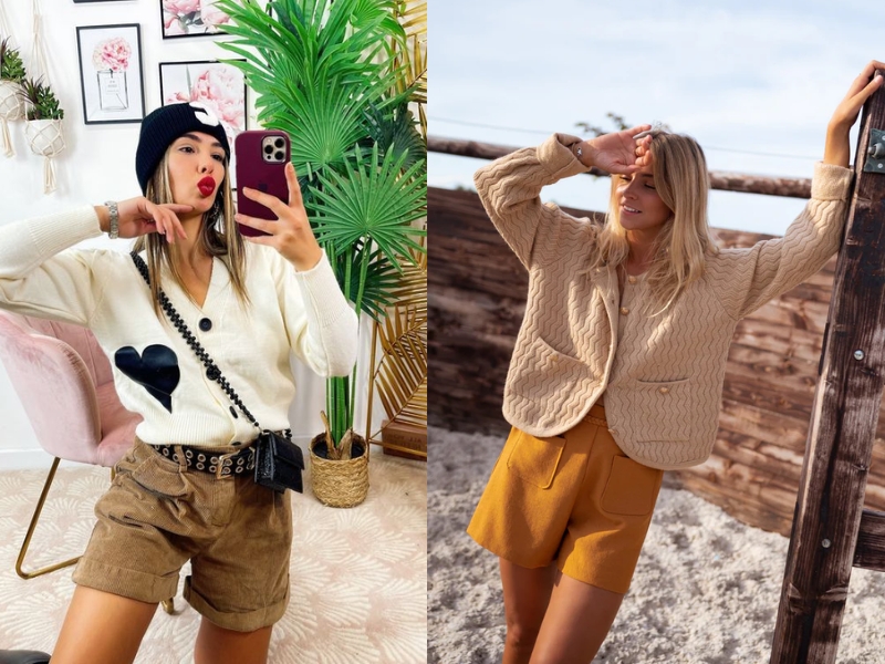 cách phối đồ với quần short nữ mùa đông cách phối đồ với quần short nữ mùa đông