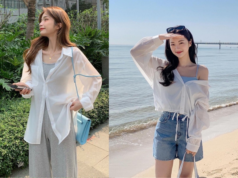 phối áo 2 dây với áo sơ mi phối áo 2 dây với áo sơ mi