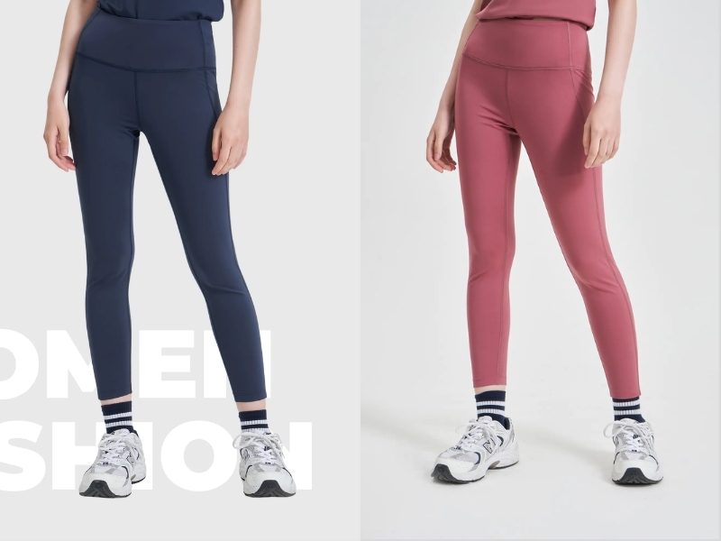 áo sơ mi form dài mặc với legging
